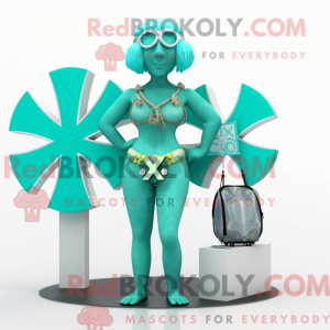 Turkis Celtic Cross maskot...
