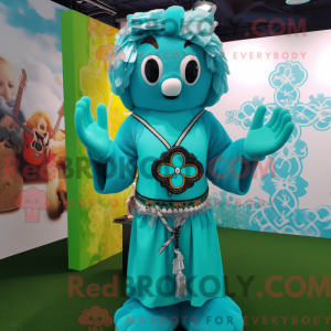 Turquoise Keltisch Kruis...