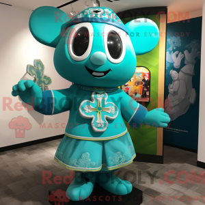 Turquoise Keltisch Kruis...