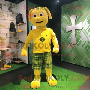 Gul Celtic Cross maskot...