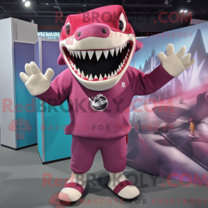 Costume mascotte de Magenta...