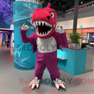 Magenta Megalodon máscara...