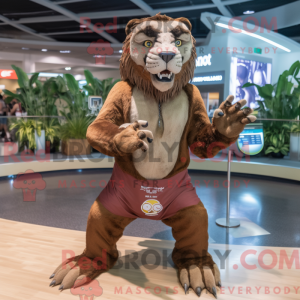 Disfraz de mascota Smilodon...
