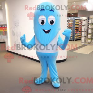Costume mascotte Sky Blue...