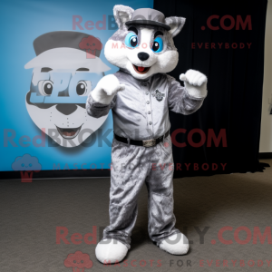 Silver Bobcat mascot...