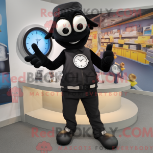 Black Wrist Watch mascot...