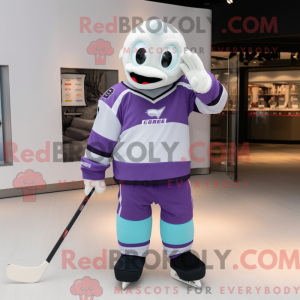 Lavender Ice Hockey Stick...