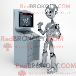 Silver Computer mascot...