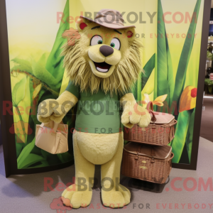 Olive Tamer Lion maskot...