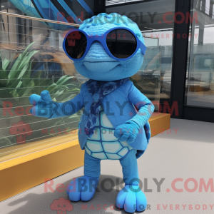 Disfraz de mascota Blue Sea...