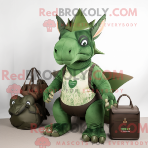 Forest Green Triceratops...