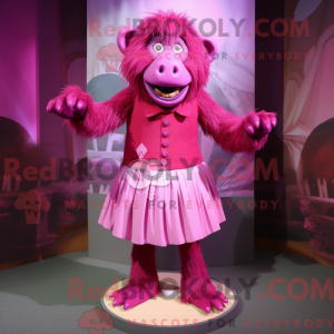 Disfraz de mascota Magenta...
