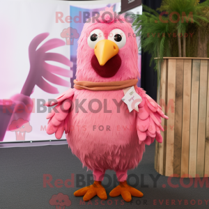 Pink Hens maskot kostume...