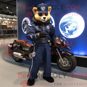 Maskottchenkostüm Navy Cod...