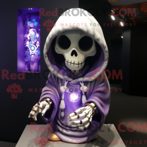 Lavender Skull maskot...