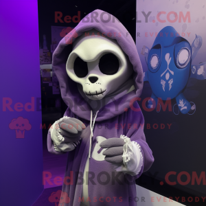 Lavender Skull mascot...