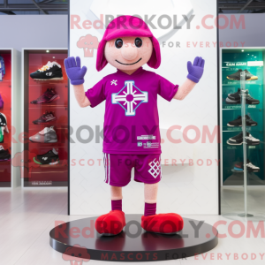 Postava maskota Magenta...