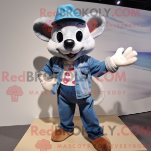 Navy Mouse maskot kostume...