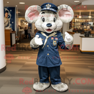Navy Mouse maskotdraktfigur...