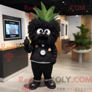 Black Pineapple mascot...