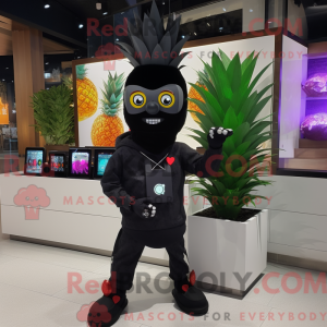 Black Pineapple mascot...