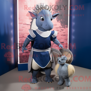 Navy Armadillo mascot...