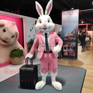 Pink Wild Rabbit mascotte...