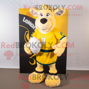 Lemon Yellow Ram mascot...