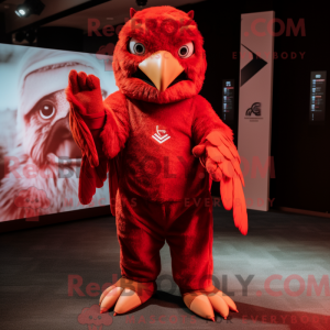 Red Eagle-mascottekostuum...