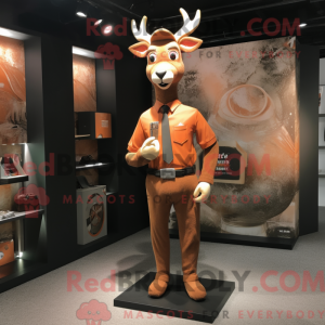 Rust Deer maskot kostume...