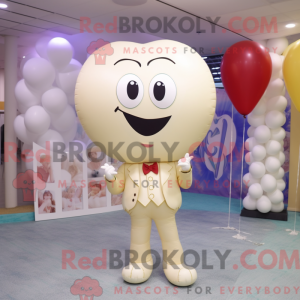 Cream Heart Shaped Balloons...