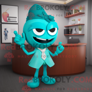 Turquoise Attorney mascot...