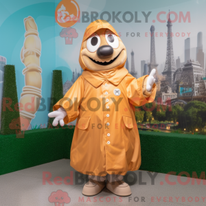 Tan Croissant maskot...