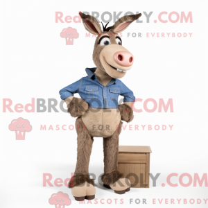 Costume de mascotte d âne...