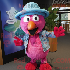 Disfraz de mascota Magenta...
