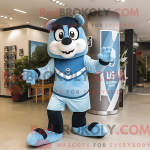 Postava maskota Sky Blue...