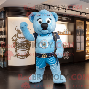Sky Blue Guinness mascot...