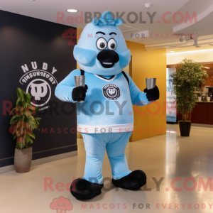 Sky Blue Guinness mascot...