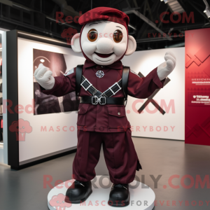 Maroon Celtic Cross...