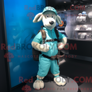 Cyan Sheep máscara de...