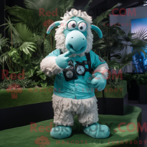 Cyan Sheep máscara de...