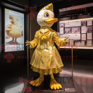 Guldgæs maskot kostume...