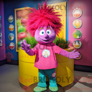 Postava maskota Magenta Pot...