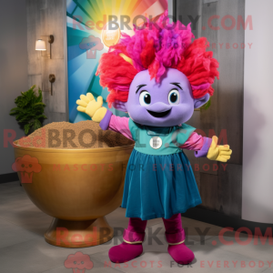Magenta Pot Of Gold maskot...