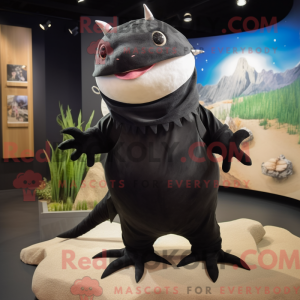 Svart Axolotls máscara de...
