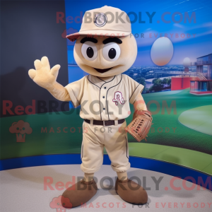 Beige baseball handske...