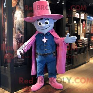 Pink Magician maskot...