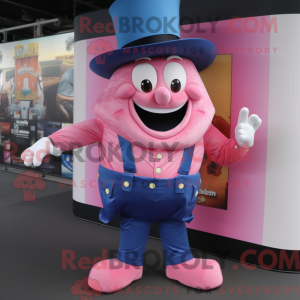 Maskottchenkostüm Pink...