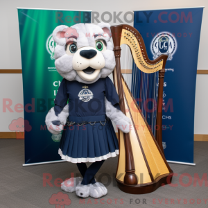 Navy Celtic Harp...