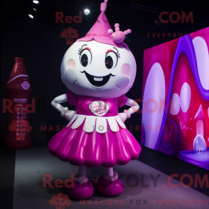 Magenta Bottle Of Milk...